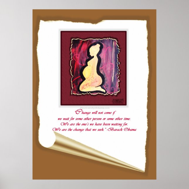 Póster Obama Nós somos a única citação (Frente)