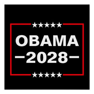 Póster Obama para o Presidente 2028
