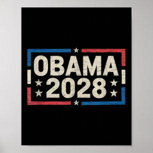 Poster Obama Para O Presidente 2028 Obama 2028 Design