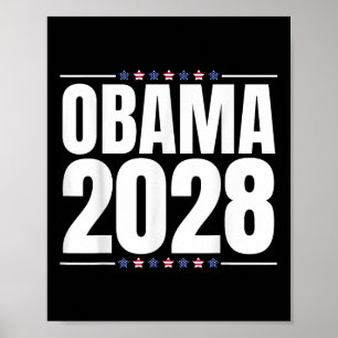Poster Obama Para O Presidente 2028 Obama 2028 Para Mulhe