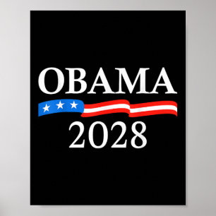 Poster Obama Para Presidente 2028 Flag Obama 2028