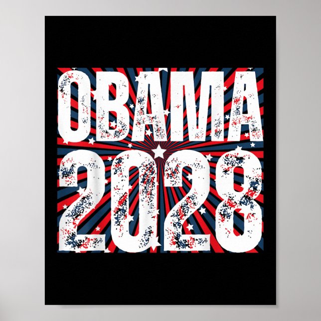 Poster Obama Para Presidente 2028 Obama 2028 _4 (Frente)