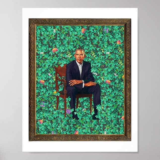 Poster Obama Retrait Tee (Frente)