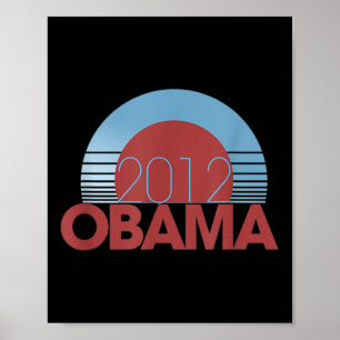 Poster Obama Retro Vintage 2012