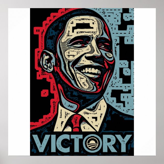 Póster Obama Victory (Frente)
