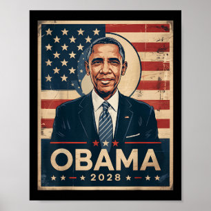 Poster Obama Vintage Presidente 2028 Obama _