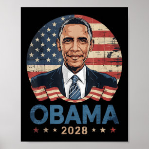 Poster Obama Vintage Presidente 2028 Obama _17