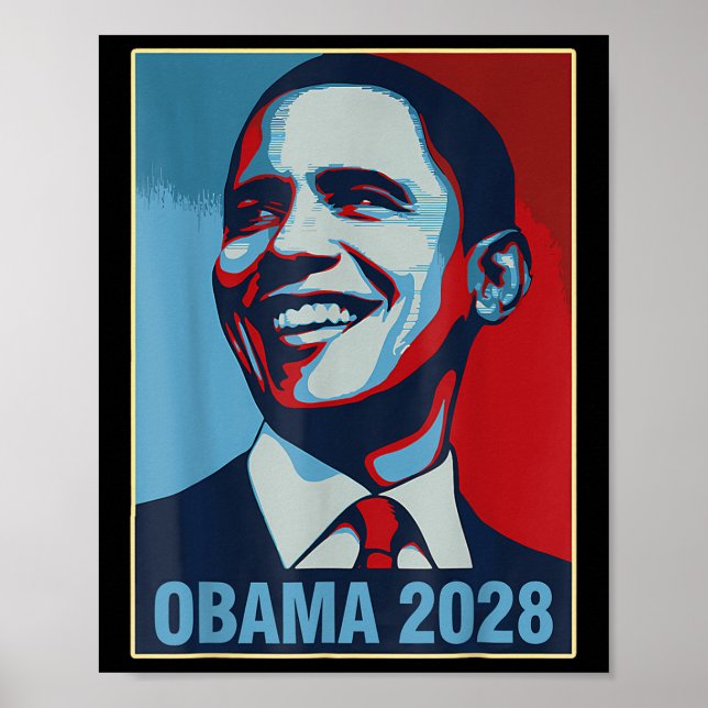 Poster Obama Vintage Presidente 2028 Obama _18 (Frente)