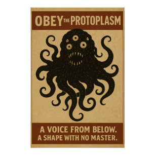 Póster Obedeça ao protoplasma