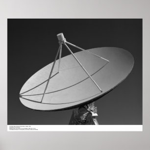 Póster Obervatório da astronomia de rádio da angra do