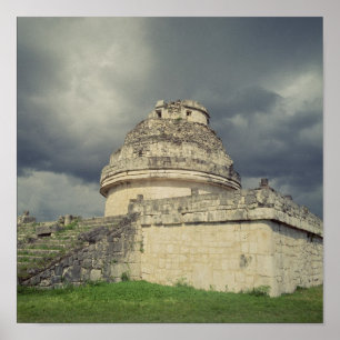 Póster Obervatório maia do EL Caracol