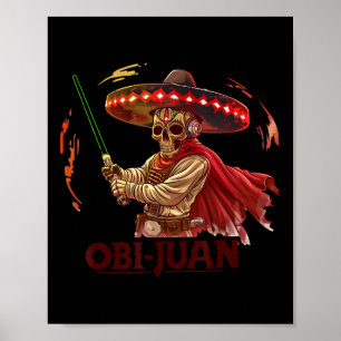 Poster Obi Juan Movie Parody Cinco De Jogos Mexidos