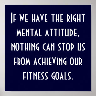 Poster Objetivos de malhação