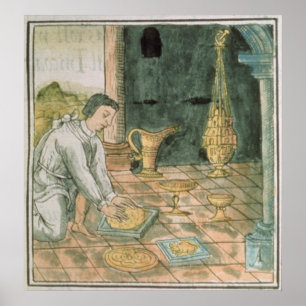 Poster Objetos Dourados em uma loja asteca