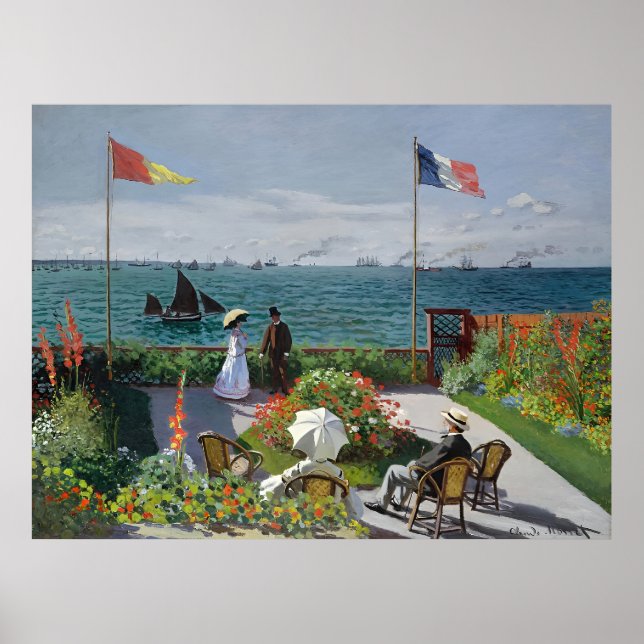 Poster obra de arte de Claude Monet (Frente)