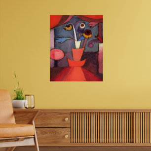 Poster Obra de arte de Paul Klee, Flor de Outono,