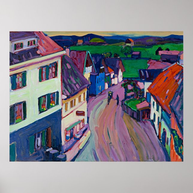 Poster Obra de Kandinsky, Murnau, (Frente)