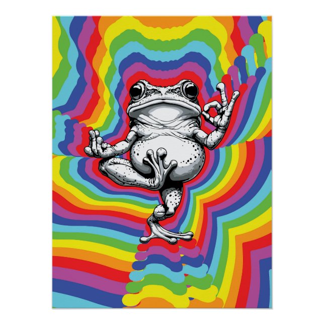 Póster Obra-Prima do Sapo Zen (Frente)