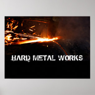 Póster Obras de metal