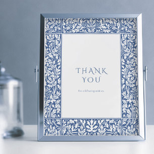 Poster Obrigado A Assinar Convidados Vitorianos Vintage