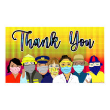 Obrigado aos trabalhadores essenciais