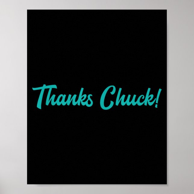 Poster Obrigado Chuck Homens Mulheres  (Frente)