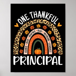 Poster Obrigado Diretor de Ação de Graças Rainbow Leopard