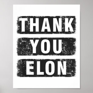 Poster Obrigado Elon