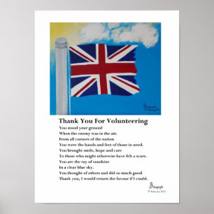 Poster Obrigado pelo Voluntariado