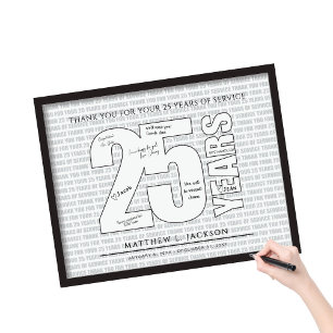 Poster Obrigado pelos seus 25 Anos de Serviço