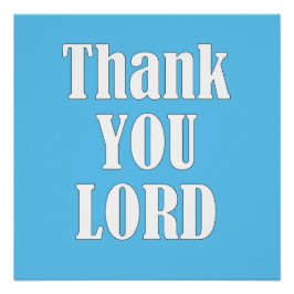 PÓSTER OBRIGADO, SENHOR,