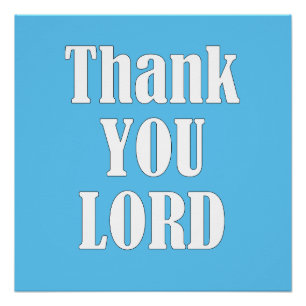 PÓSTER OBRIGADO, SENHOR,