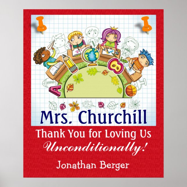 Póster Obrigado seu professor - SRF (Frente)