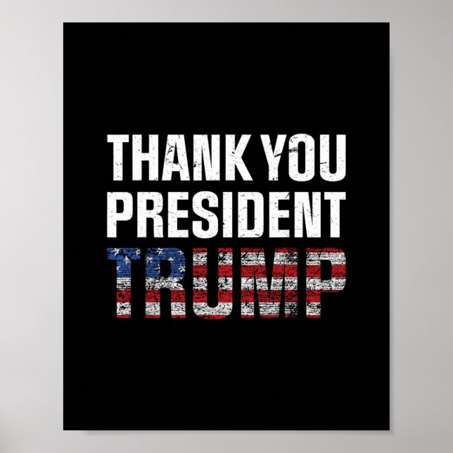Poster Obrigado Trump 2  (Frente)