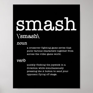 Poster Obrigado Videogames Smash Definição Video Game