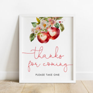 Poster Obrigados de Chá de fraldas da Apple para o próxim