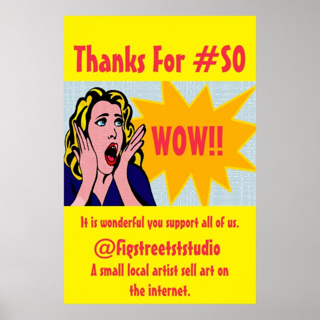 Poster Obrigados para #SO (Frente)