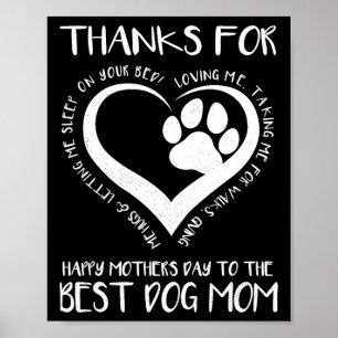 Poster Obrigados Por Me Amar Feliz Dia de as mães Para A