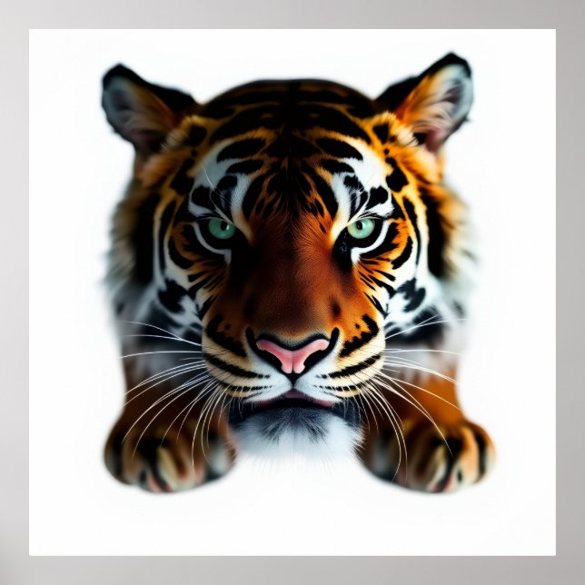 Poster Observação de Tigres (Frente)