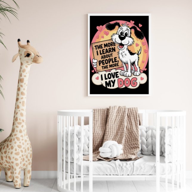 Poster Observação Humana de Preferência Canina (Criador carregado)