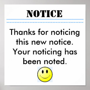 Póster OBSERVAÇÃO, obrigados para observar este nenhum