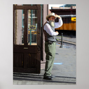 Póster Observação para o trem de Durango & de Silverton