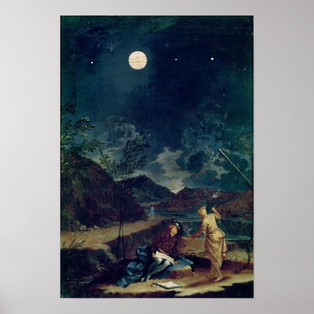 Póster Observações Astronômicas (Frente)