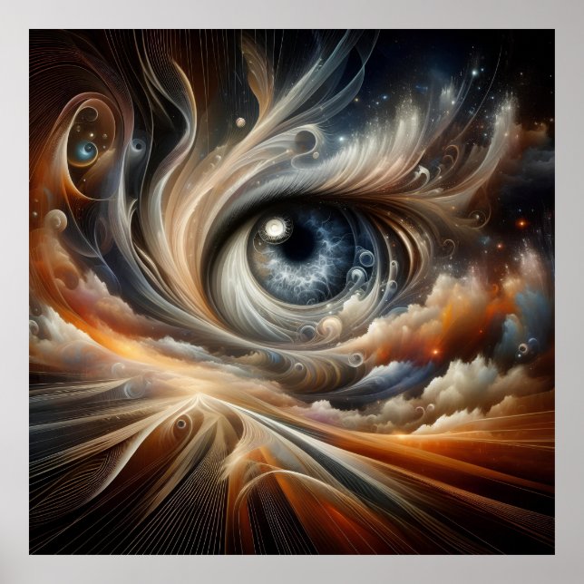 Poster Observador Cósmico (Frente)