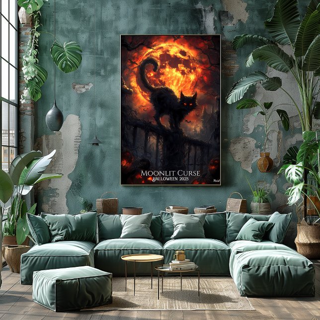 Poster Observador das Bruxas de Halloween (Criador carregado)