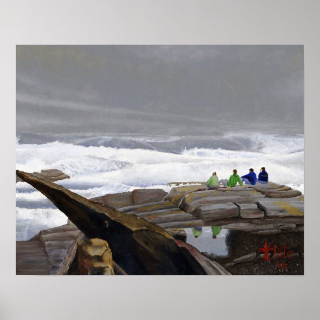 Poster Observadores de Ondas (Frente)