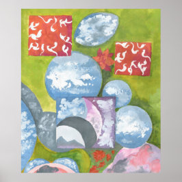 Poster Observance Folk Art de AnyaC