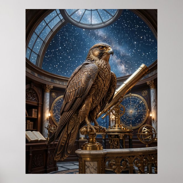 Poster Observatório Bronze Falcon (Frente)