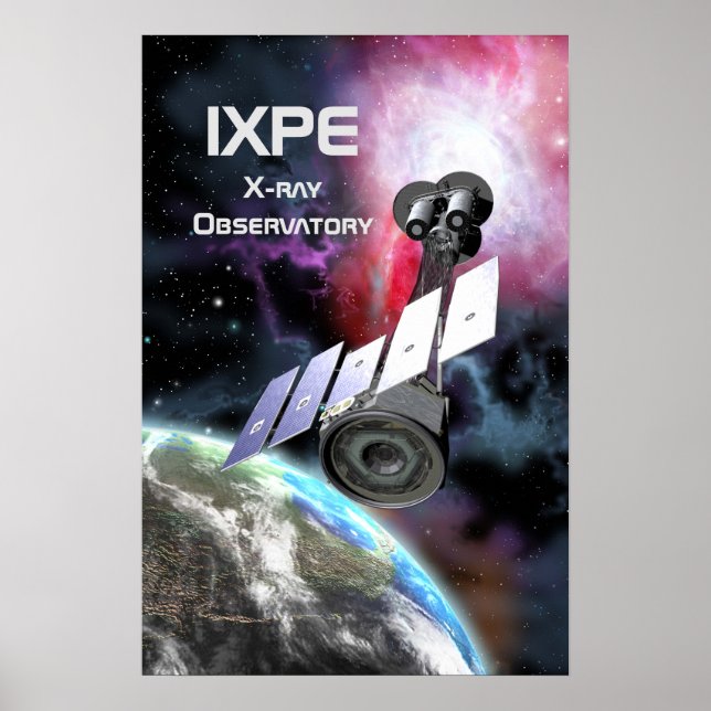 Poster Observatório de raios-X IXPE (Frente)