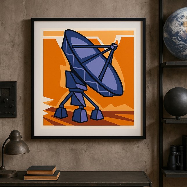 Poster Observatório Espacial de Radiotelescópio (Criador carregado)